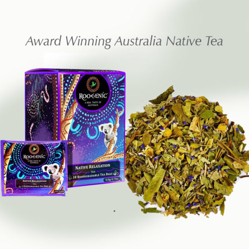 award winning Roogenic Native Australian Relaxation Tea