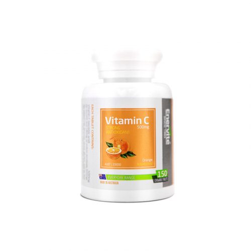 Enervite-VitaminC-500mg-Organge-Flavour