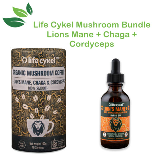 Life Cykel Mushroom Bundle Lions Mane Coffee Extract