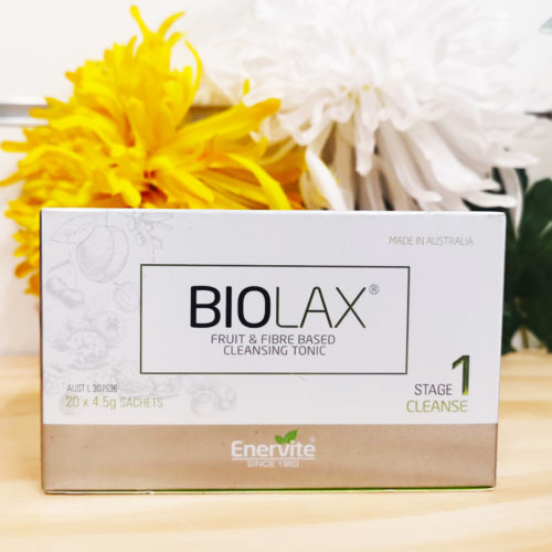 Biolax Stage 1 Cleanse Enervite Body Cleanse Supplement Front