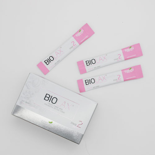 Biolax Stage 2 Natural Detox Enervite Body Restore supplement sample