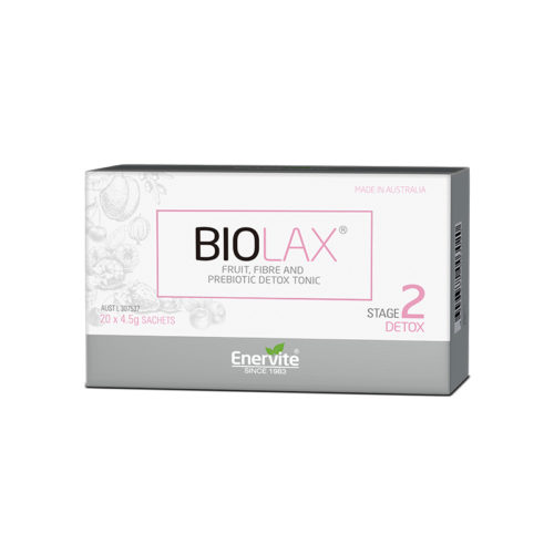 Biolax Stage 2 Natural Detox Enervite Body Restore supplements