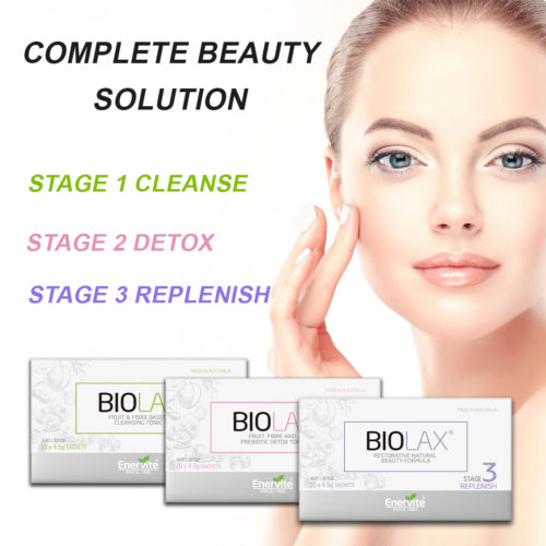 Complete Beauty Solution Cleanse Detox Replenish Biolax Stage 3 Bundle