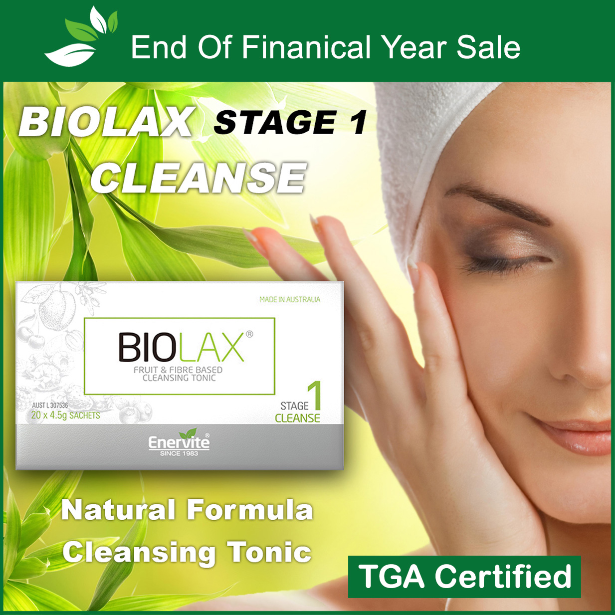 End of Financial Year Biolax Stage 1 Cleanse On Sale
