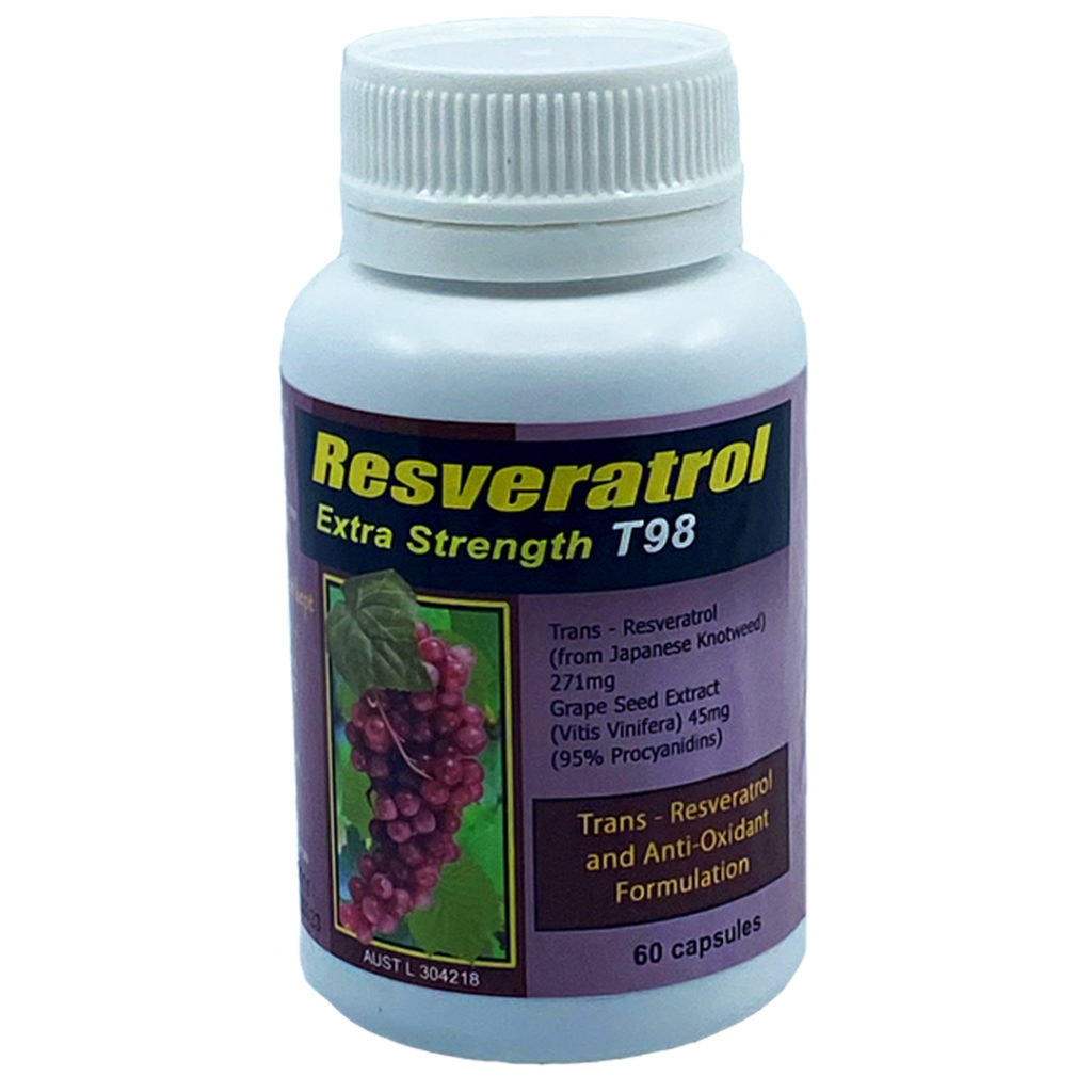 Resveratrol Extra Strength T98 Trans Resveratrol 540mg