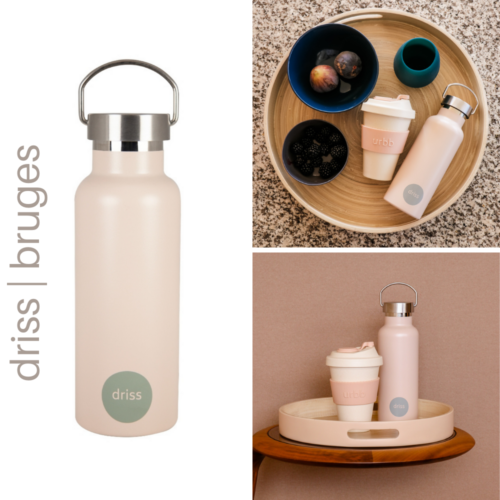 stainless steel water bottle bruges by porter green