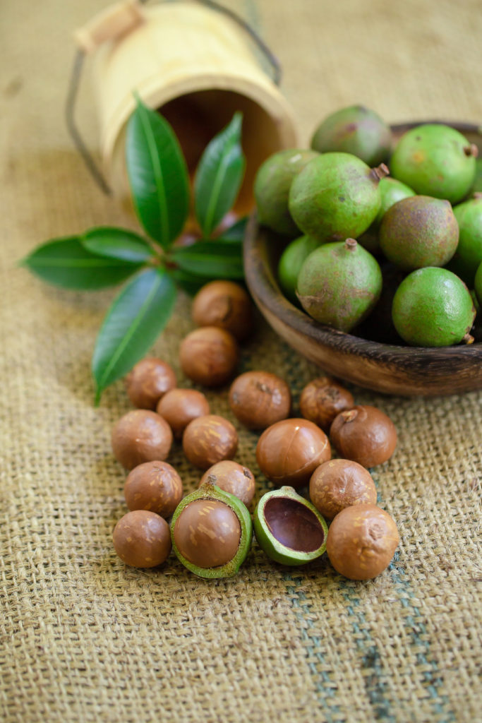 Macadamia nuts are native to Australia.