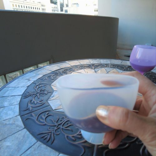 silicone wine glass tumbler bpa free silicone cup