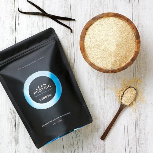 lean protein vanilla tone and built muscle tropeaka