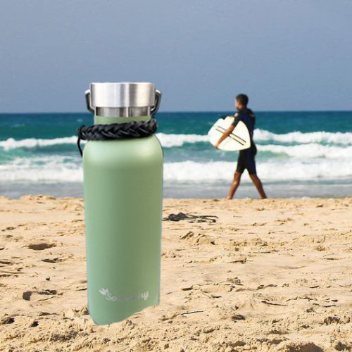 SoHealthy double-wall insulated stainless steel water bottle